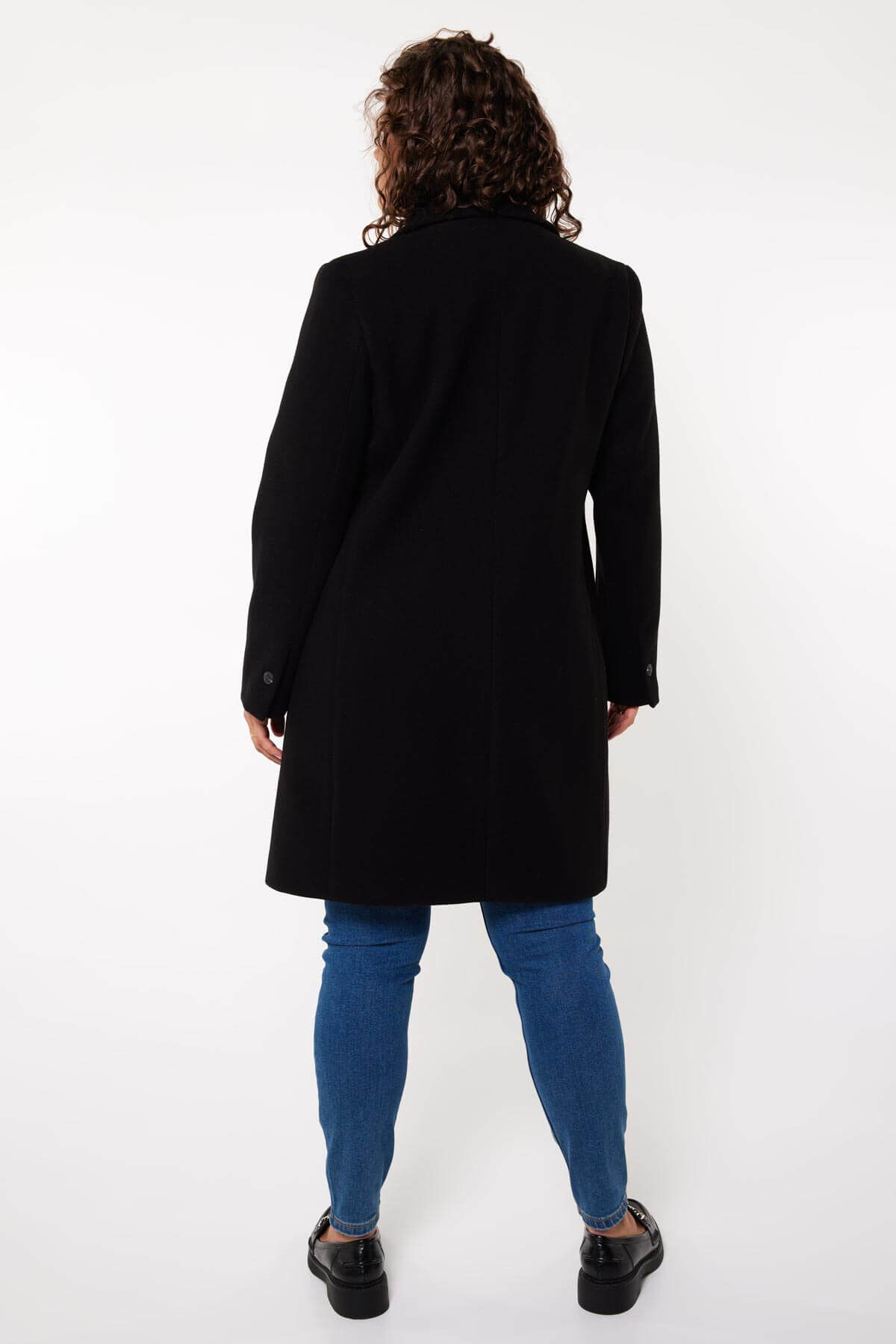 Chaqueta-abrigo abotonado image number 4