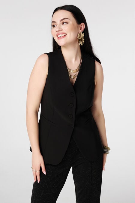 Chaleco con cierre de botones Chaleco con cierre de botones