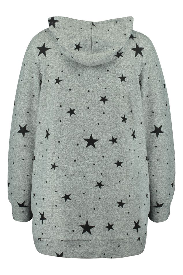 Cárdigan con estampado de estrellas image number 2