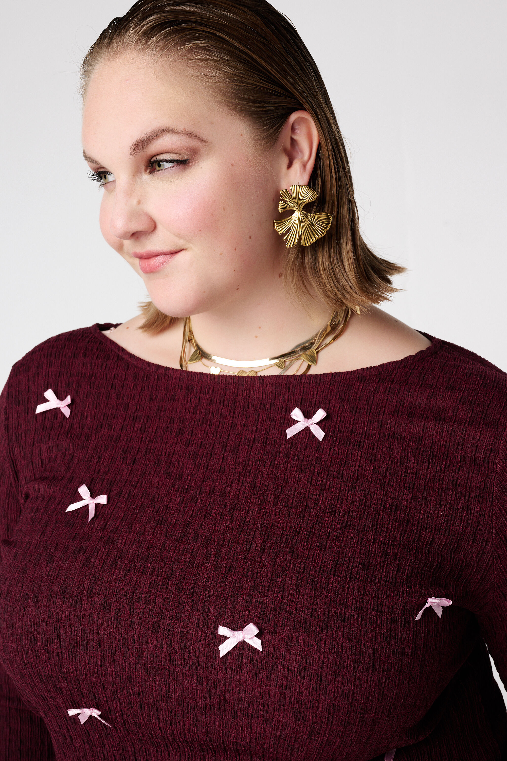 Top con detalles de lazos image number 4