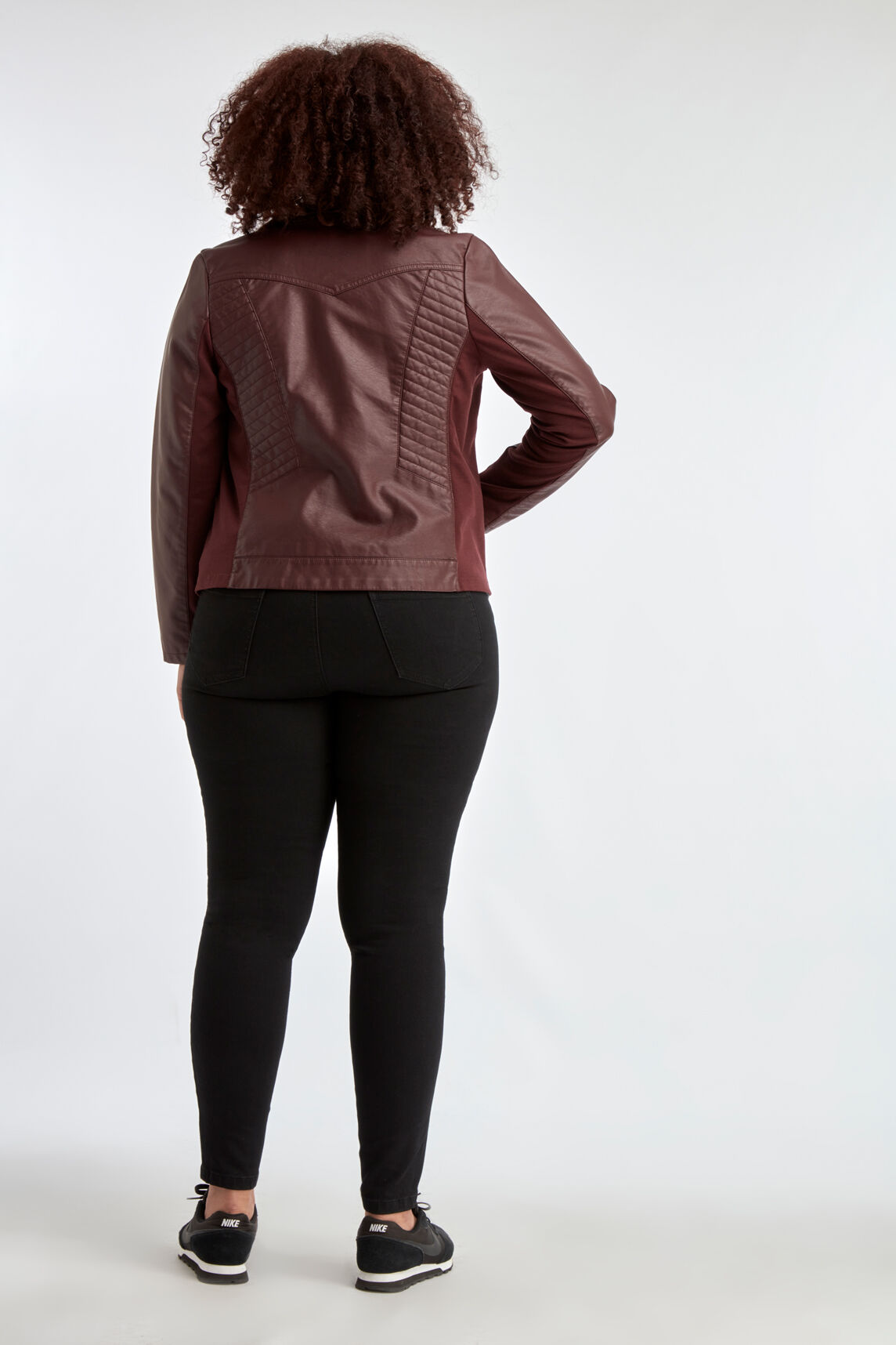 Chaqueta de cuero PU image number 3