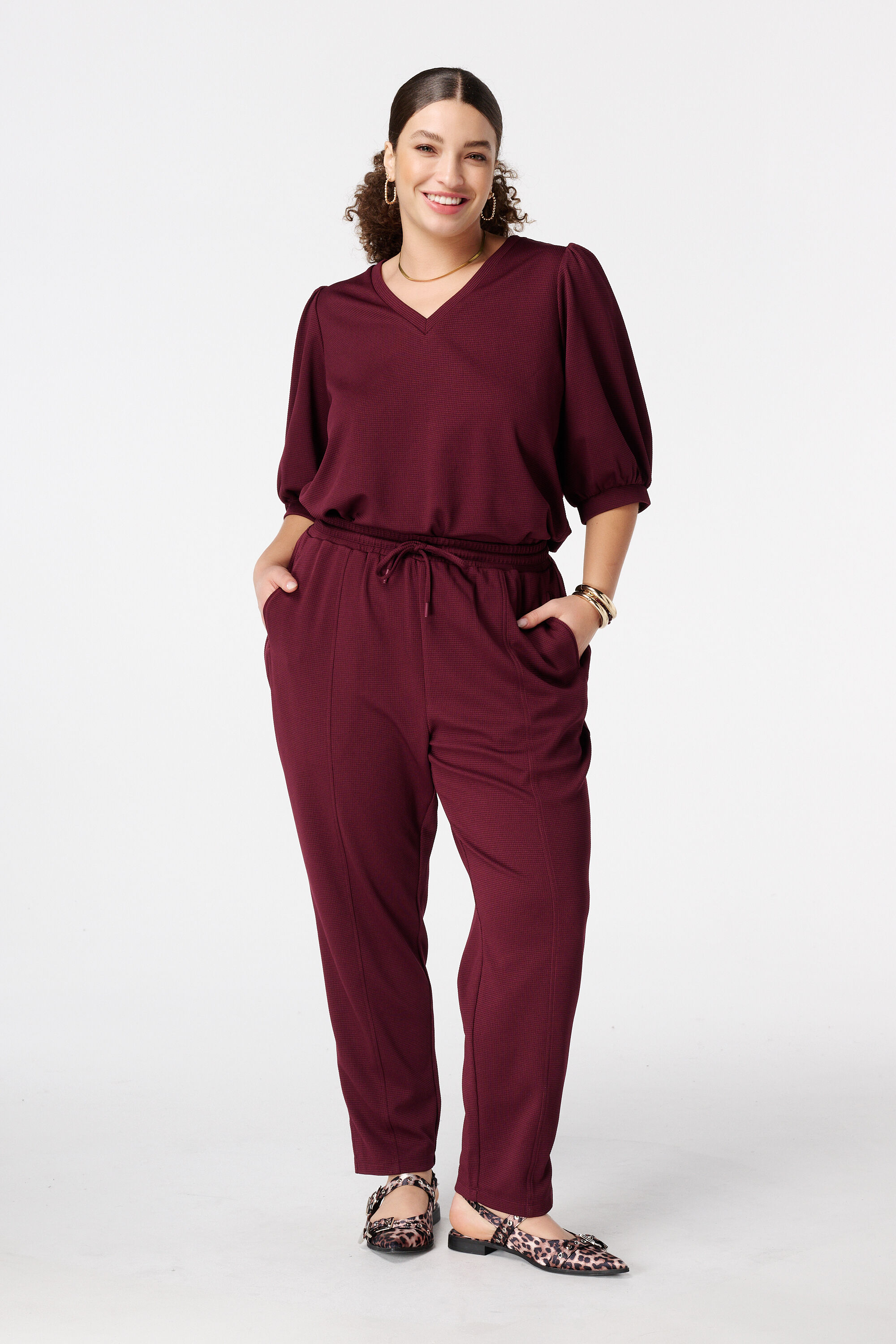 Top con mangas abullonadas image number 5