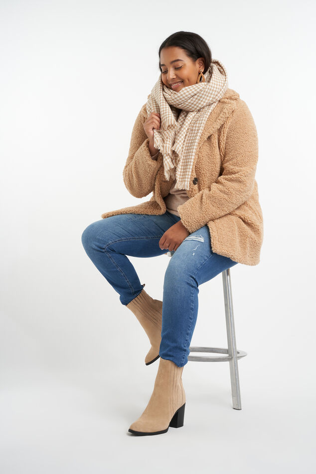 Bufanda con estampado pata de gallo image number 2