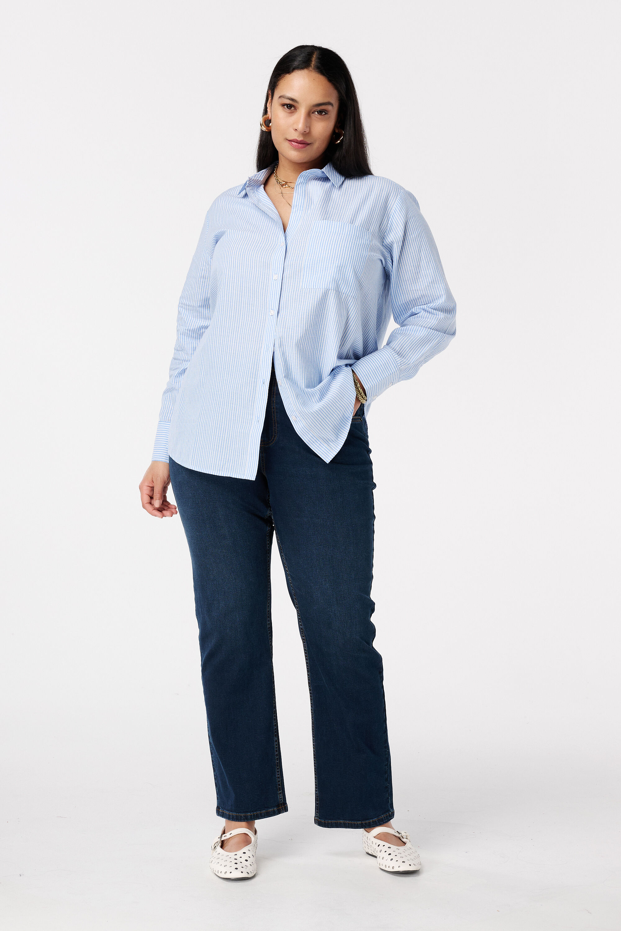 Blusa a rayas image number 5