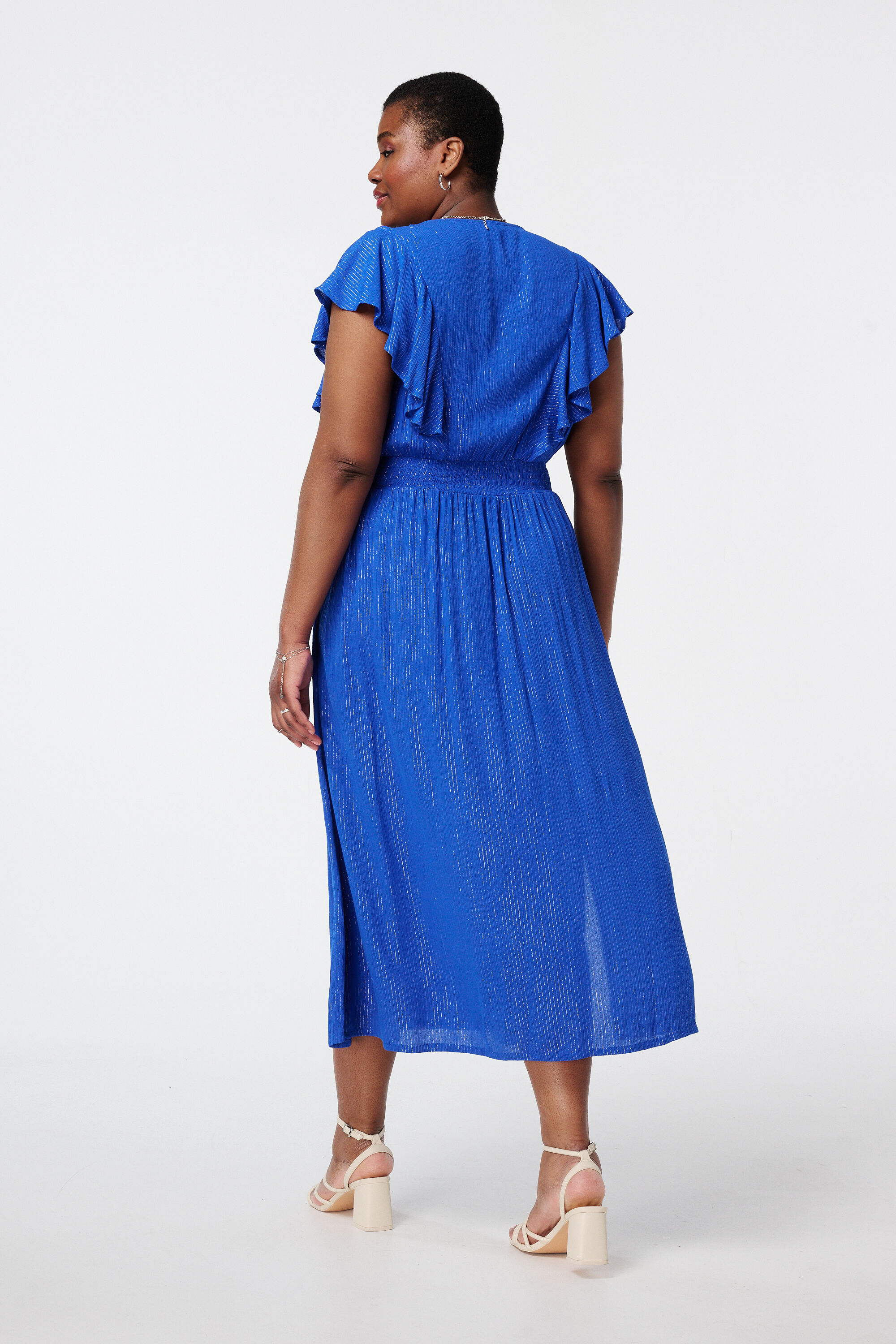 Vestido de corte holgado con cintura el&aacute;stica  image number 3