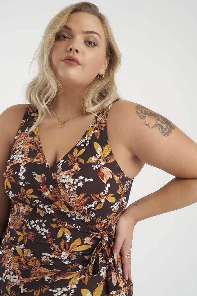 Traje de baño con estampado image number 6