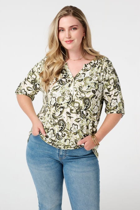 Top con estampado Top con estampado