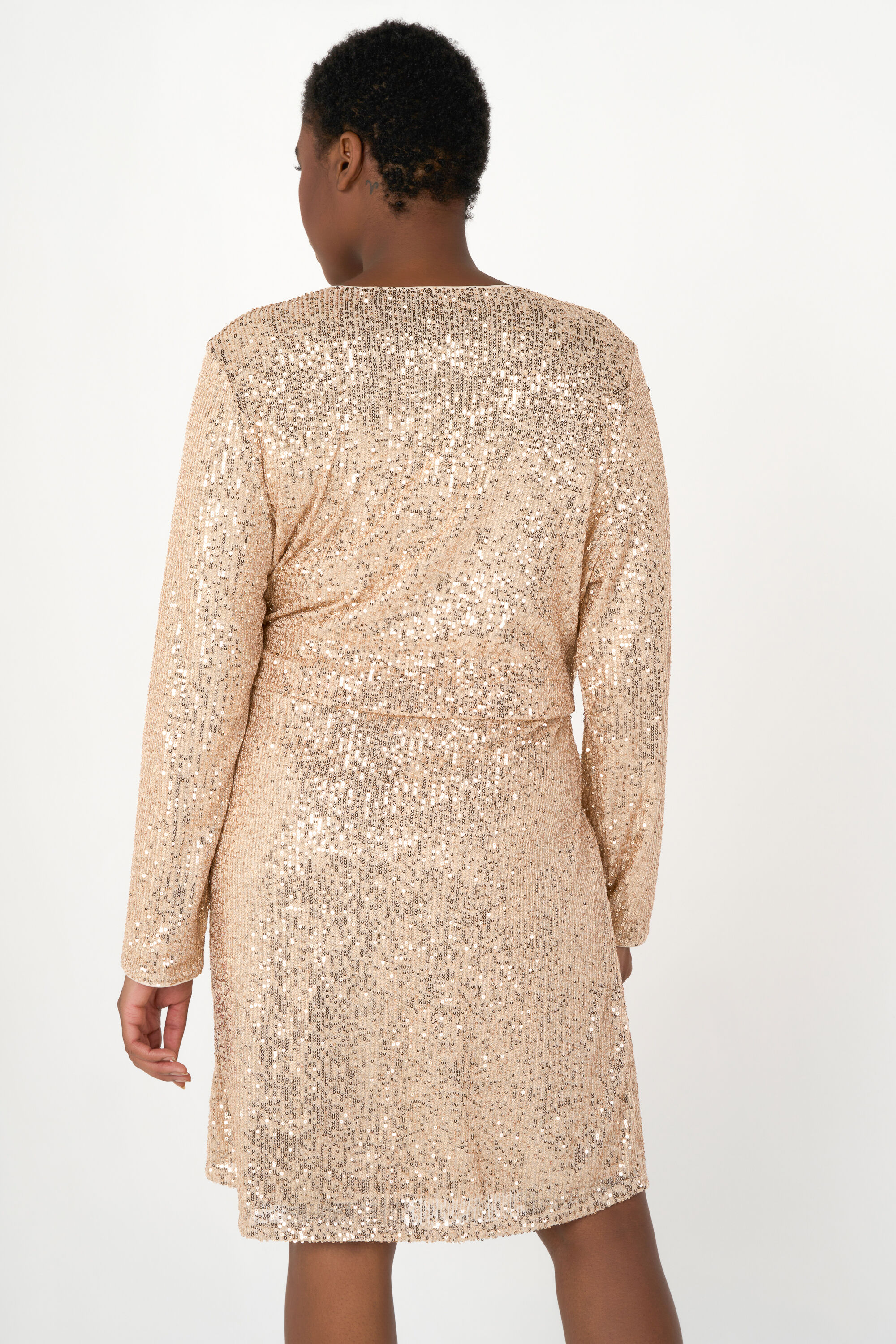 Vestido brillante de lentejuelas  image number 3