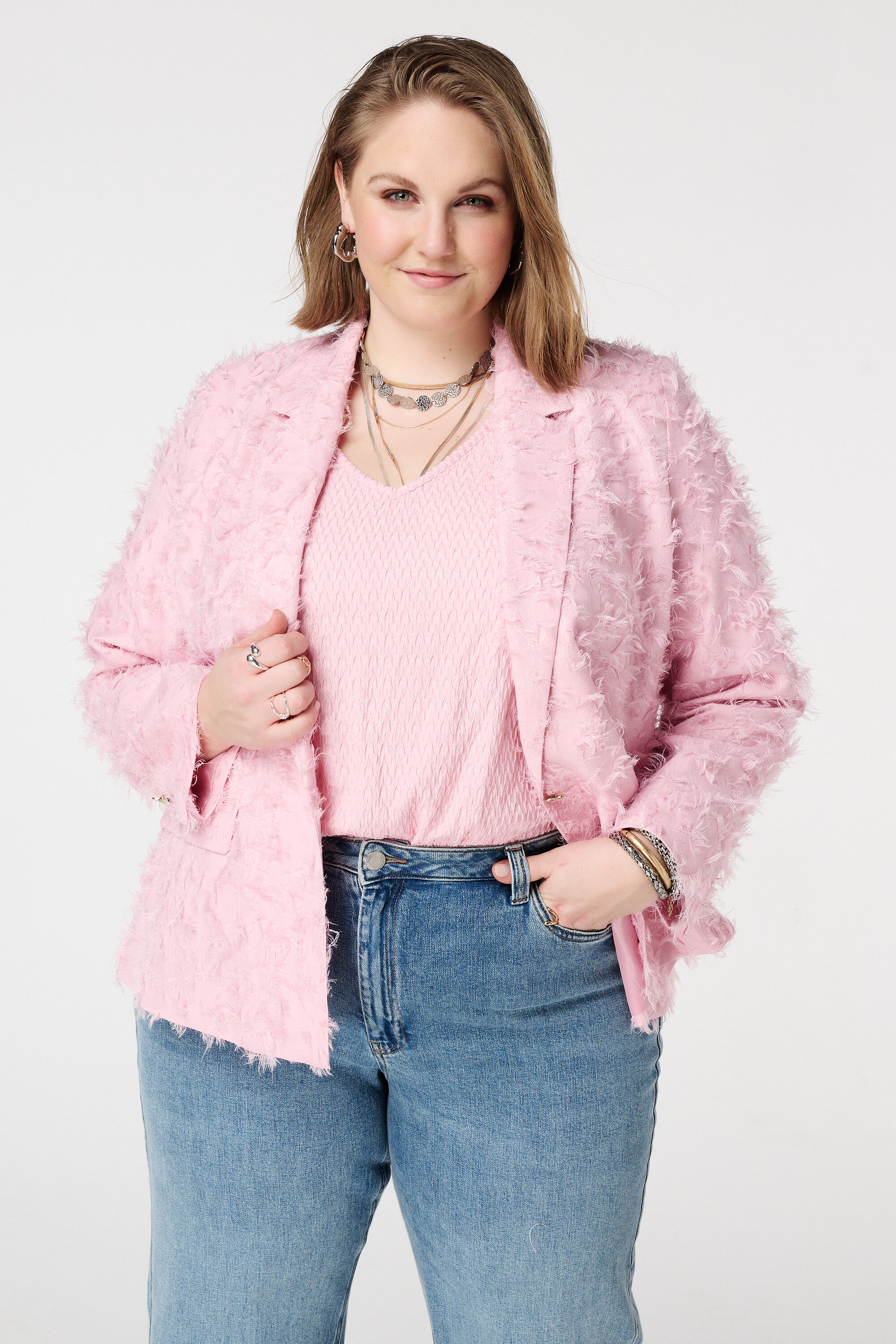 Blazer de botonadura sencilla image number 0