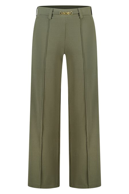 Pantalones con hebilla