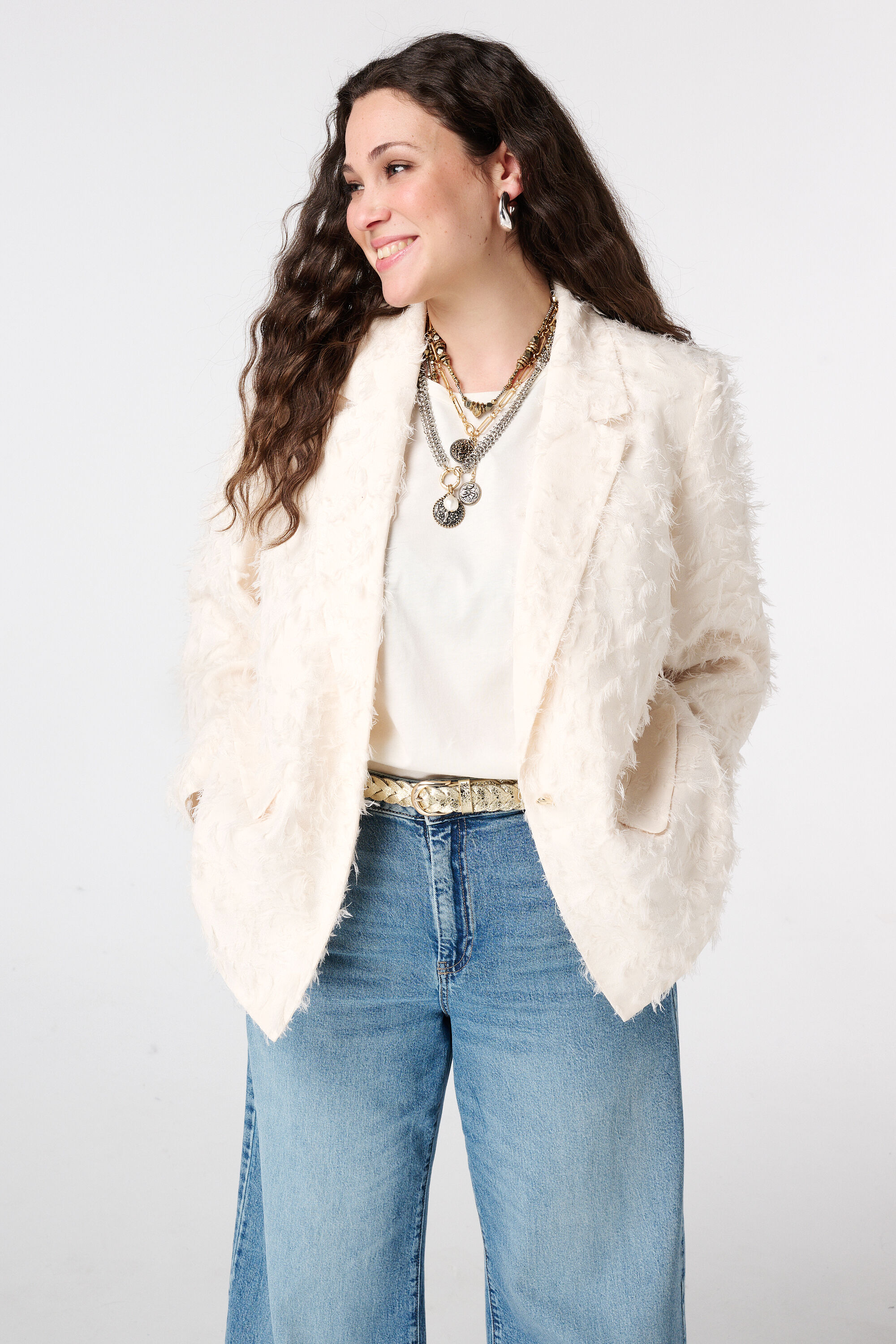 Blazer de botonadura sencilla image number 0