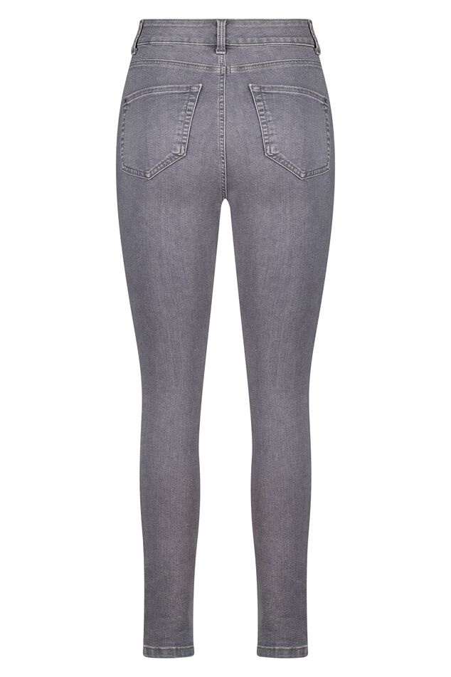 Vaqueros CHERRY de corte pitillo y talle alto image number 2