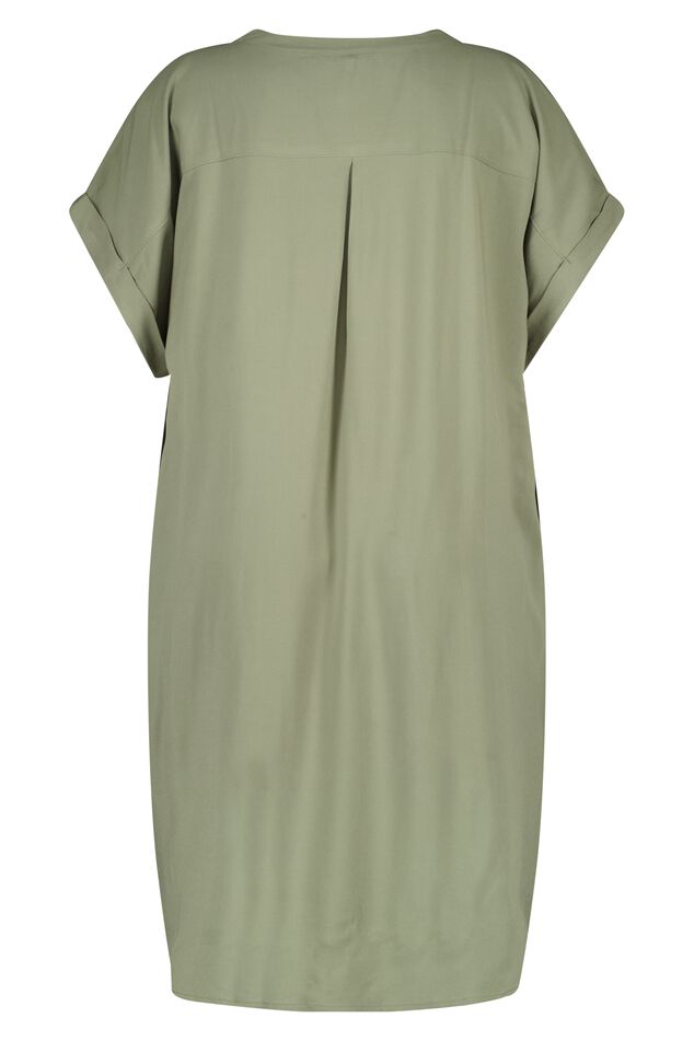 Vestido de corte holgado con escote en V  image number 2