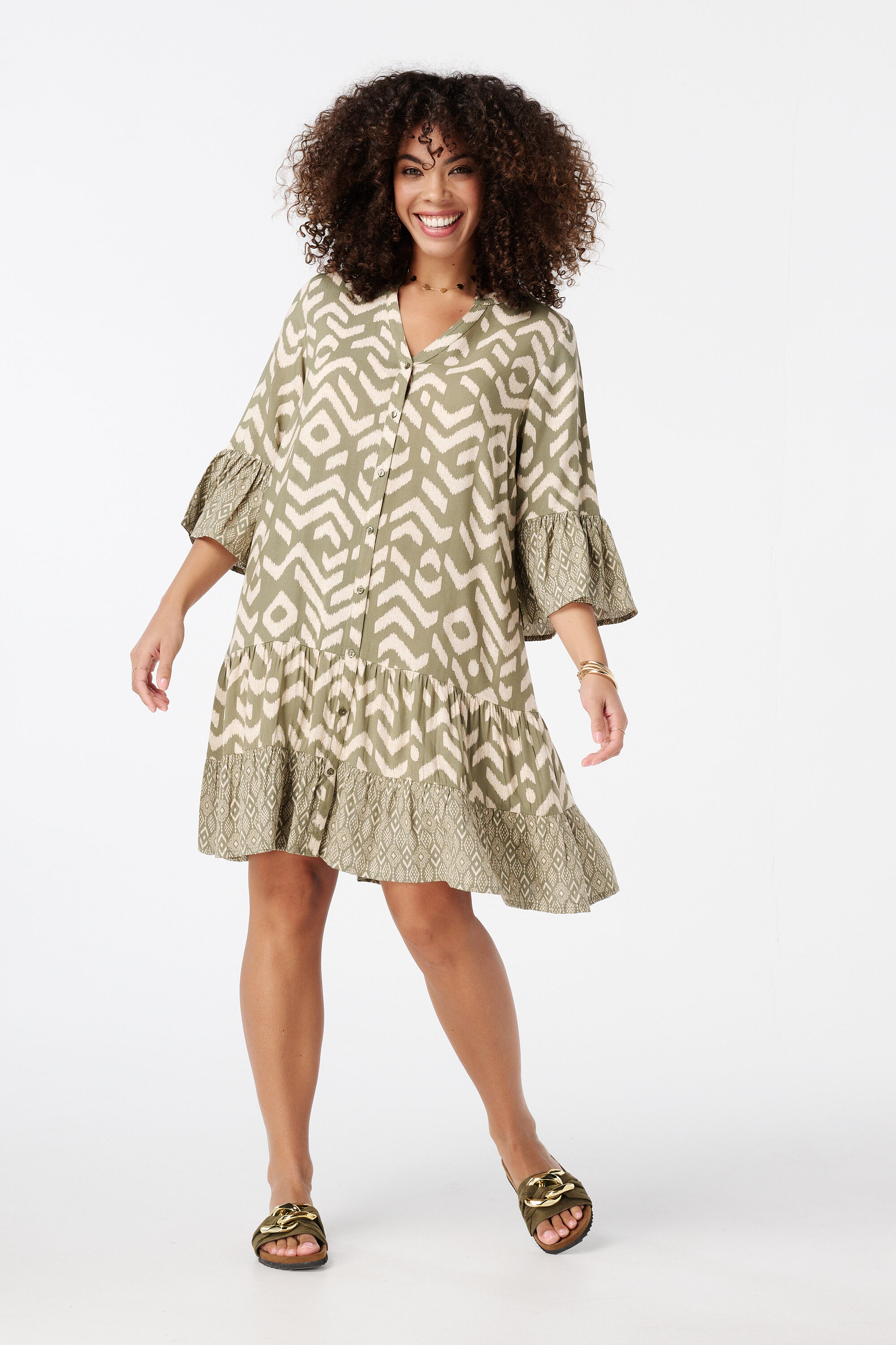 Vestido ligero con estampado image number 5