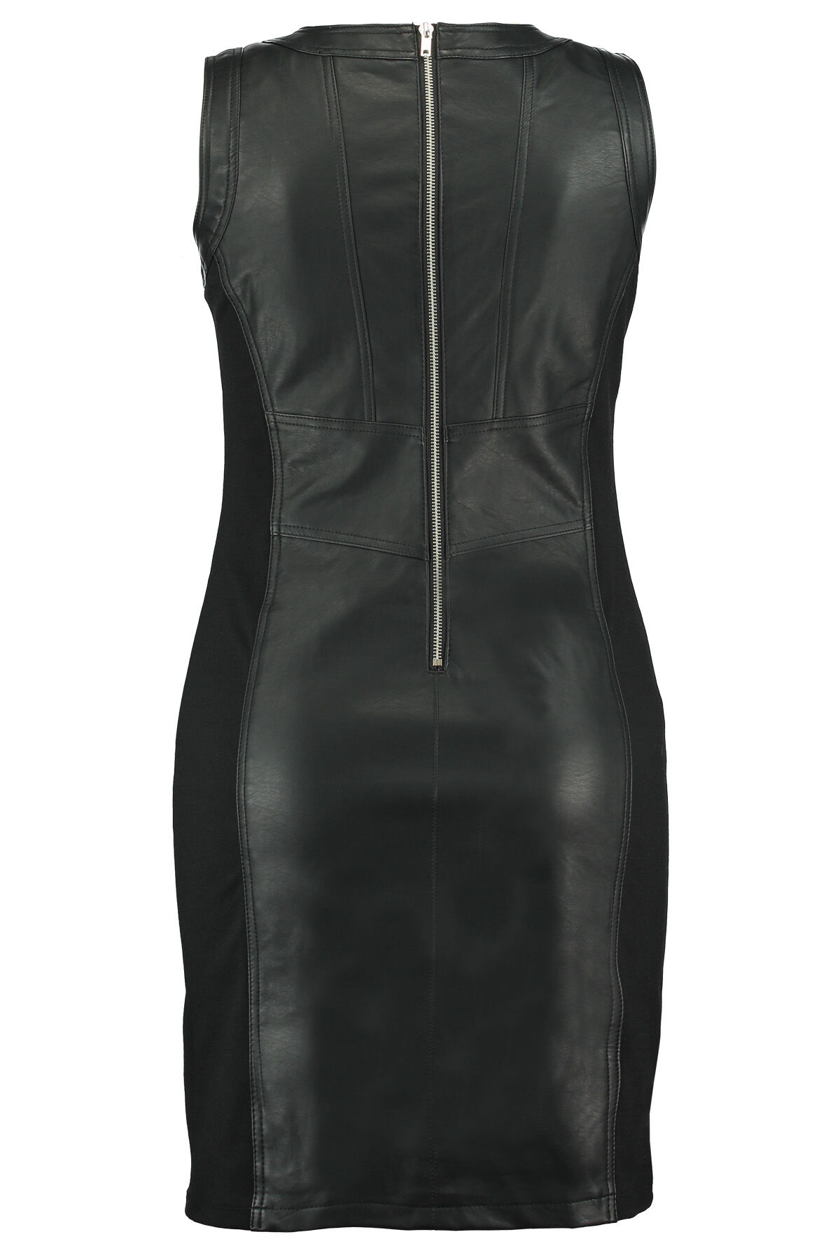 Vestido con cuello de encaje    image number 2