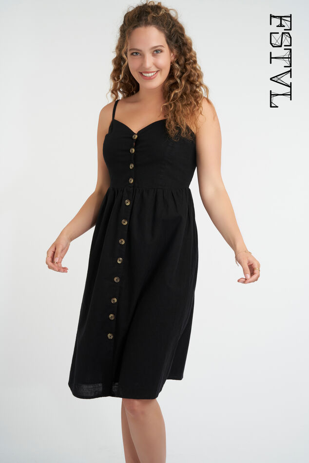 Vestido de botones  image number 0