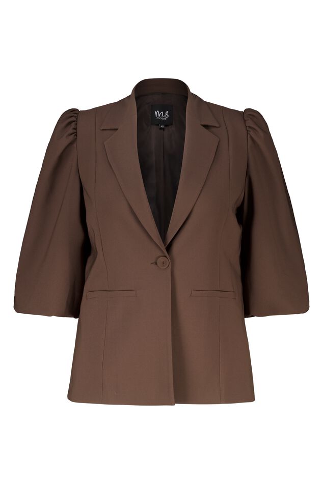 Blazer con manga abullonada image number 1