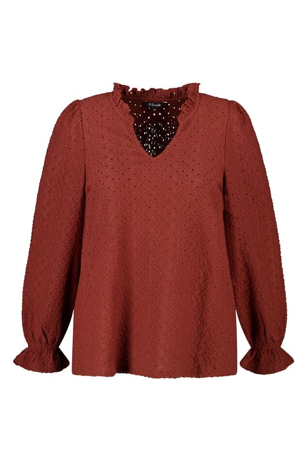 Top con bordado image number 1