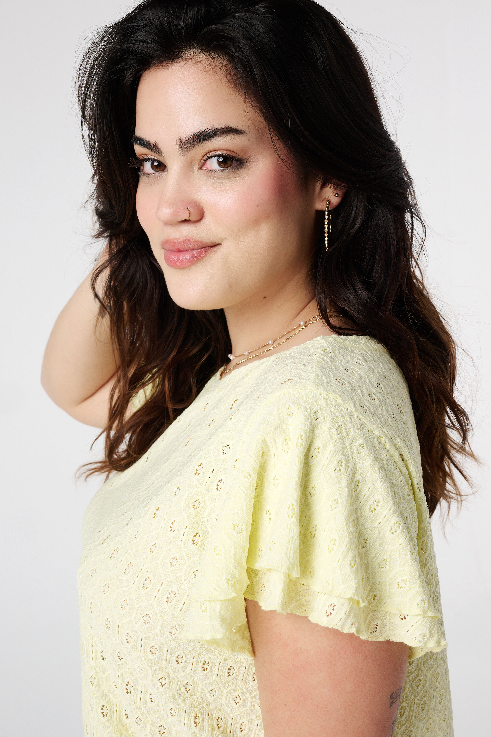 Top con patr&oacute;n calado image number 4