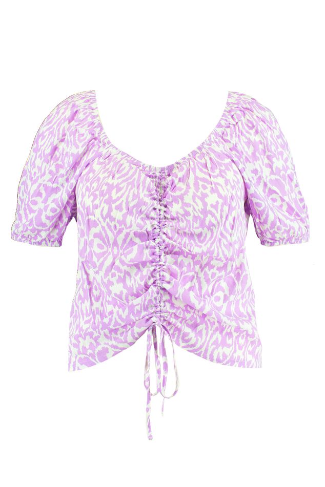 Top con detalle de encaje image number 2