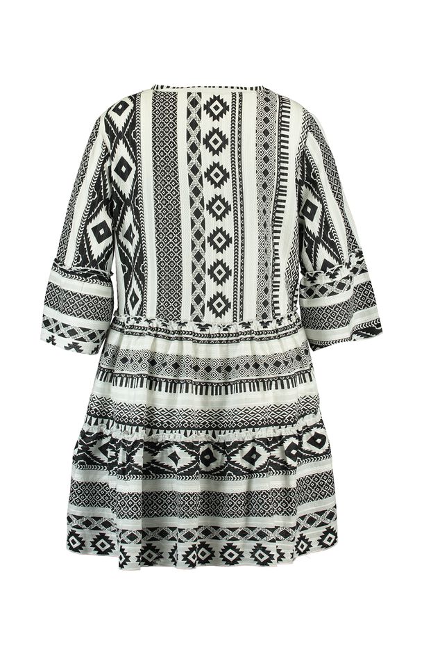 Vestido tipo túnica estampado image number 2