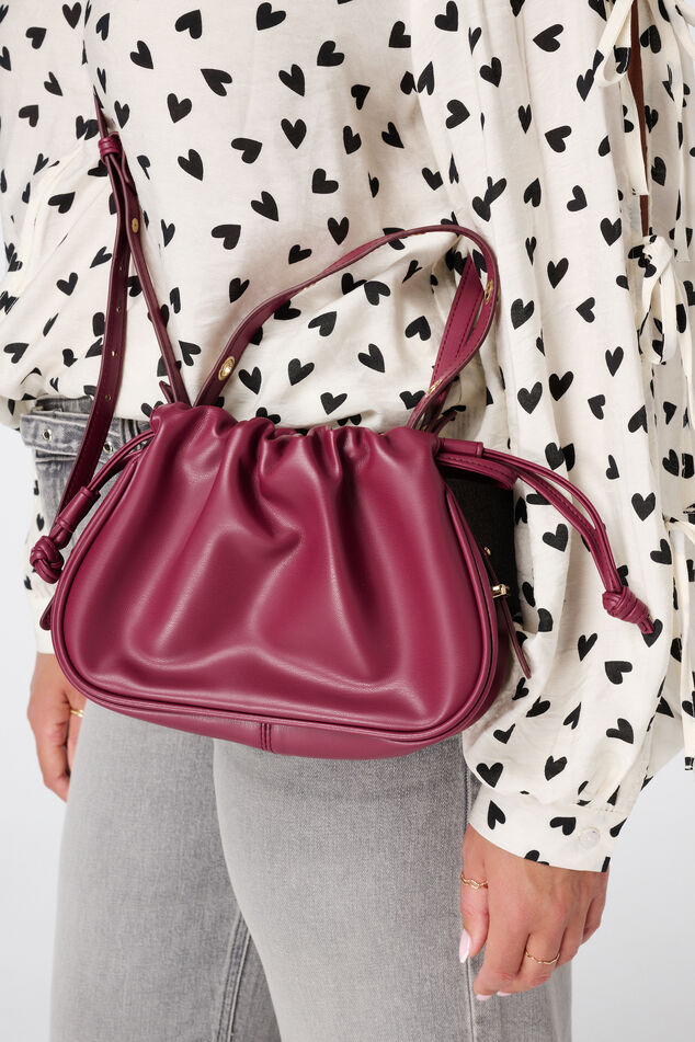 Bolso bandolera de imitación de cuero image number 4