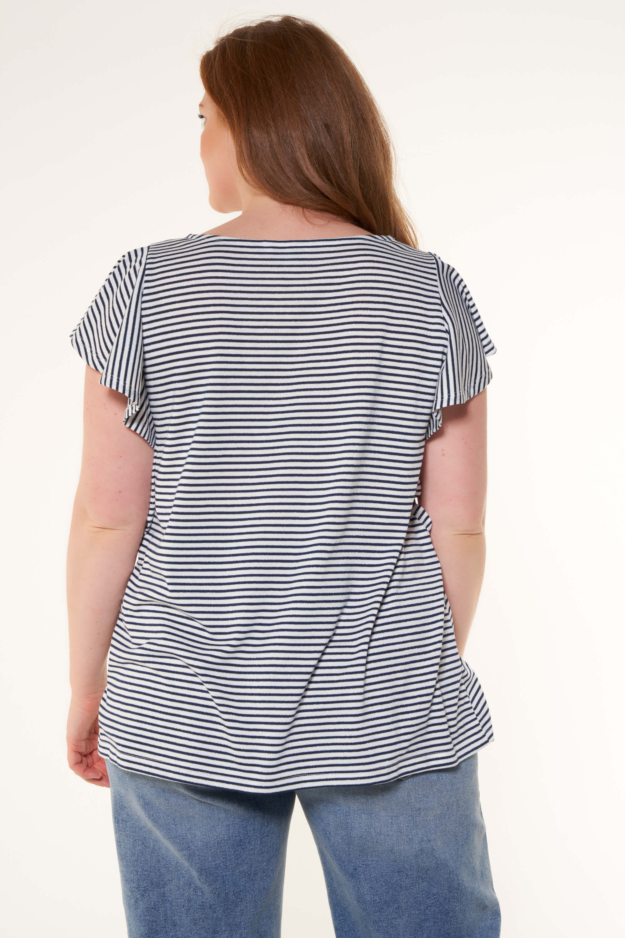 Camiseta de rayas con lurex image number 3
