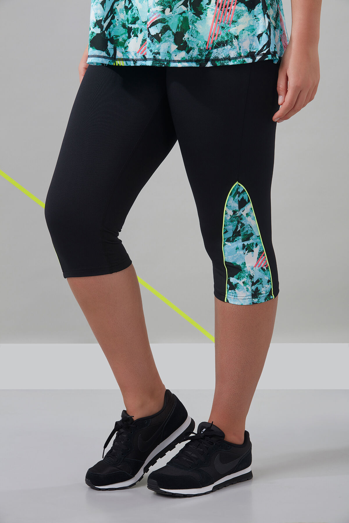 Damas Leggings deportivos de tres cuartos MS Mode