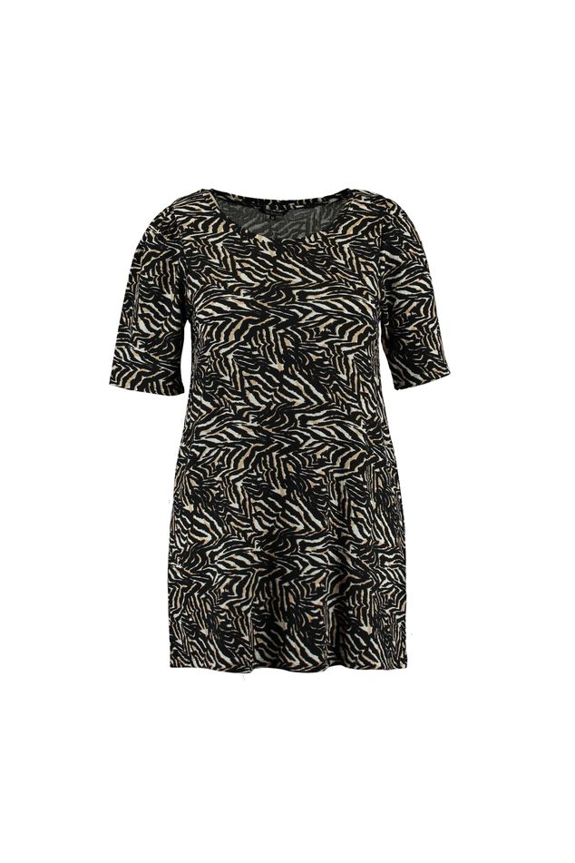 Camiseta larga estampada image number 1