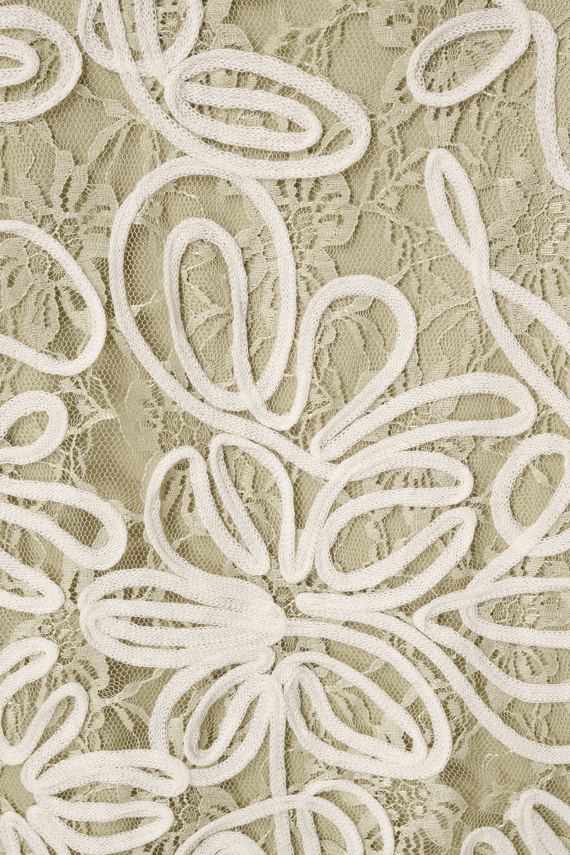 Top bordado con mangas de malla image number 6