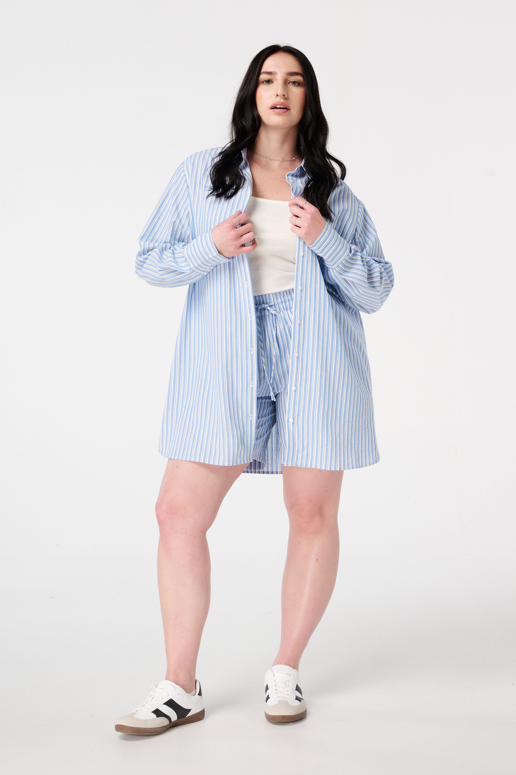 Blusa de algod&oacute;n a rayas image number 5