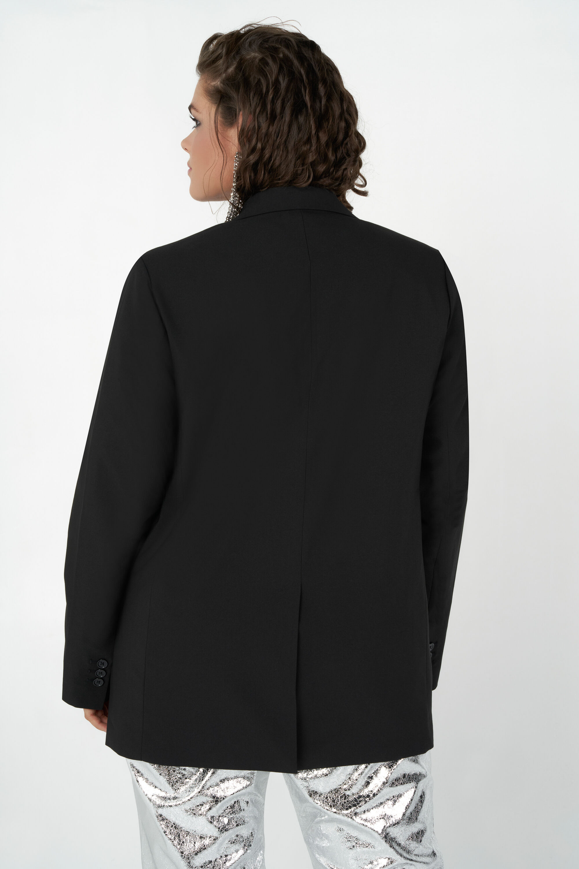 Blazer de corte holgado  image number 3