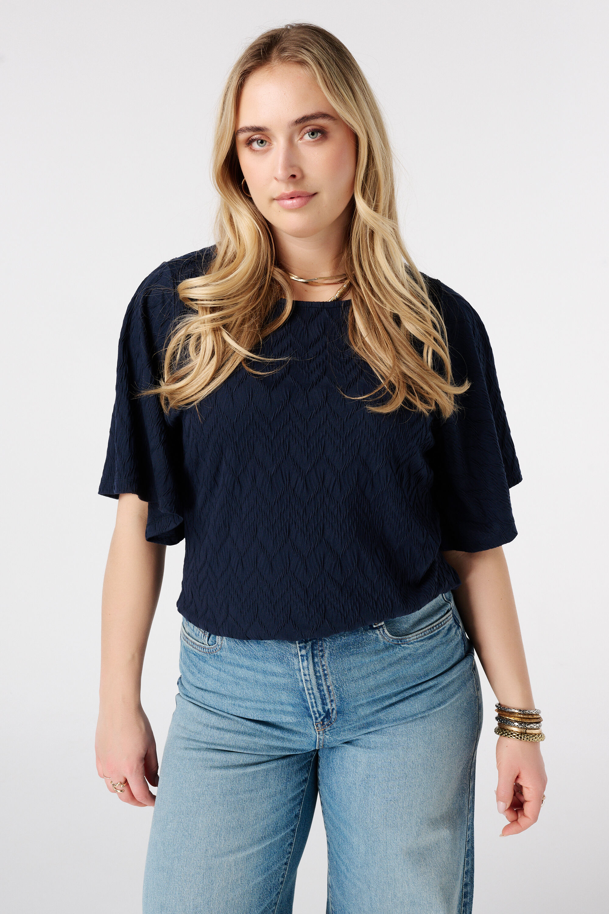 Top con escote barco image number 0