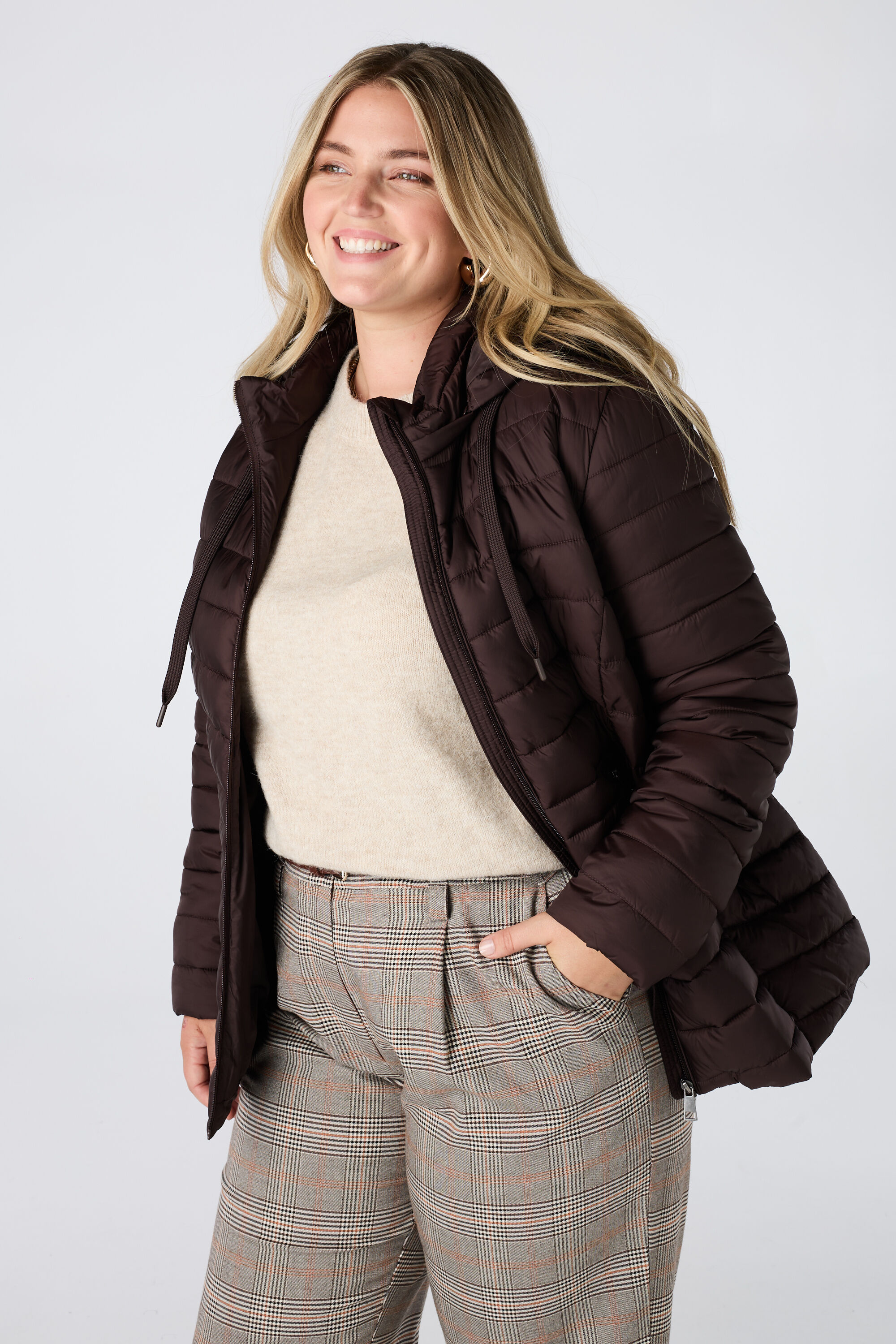 Chaqueta ligeramente acolchada