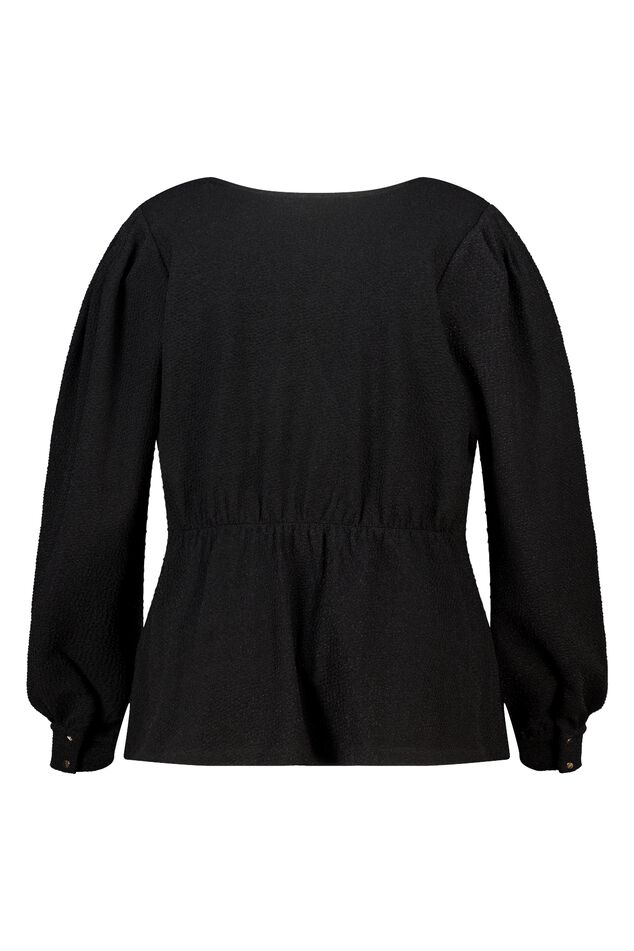 Top brillante con efecto cruzado image number 2