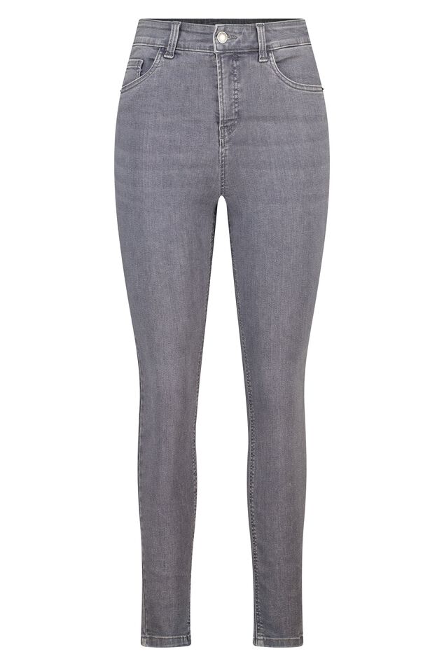 Vaqueros CHERRY de corte pitillo y talle alto image number 1