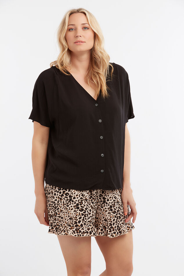 Blusa de corte holgado image number 0