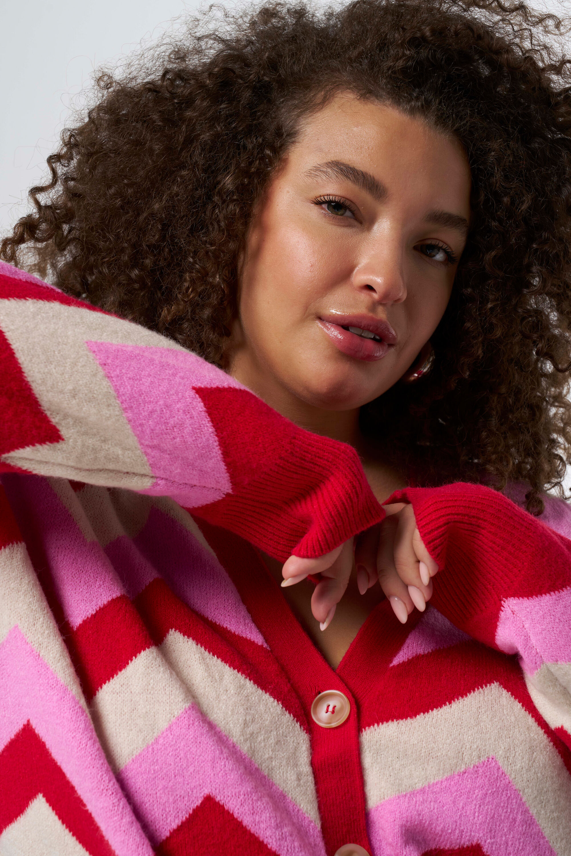 C&aacute;rdigan de punto con botones image number 4