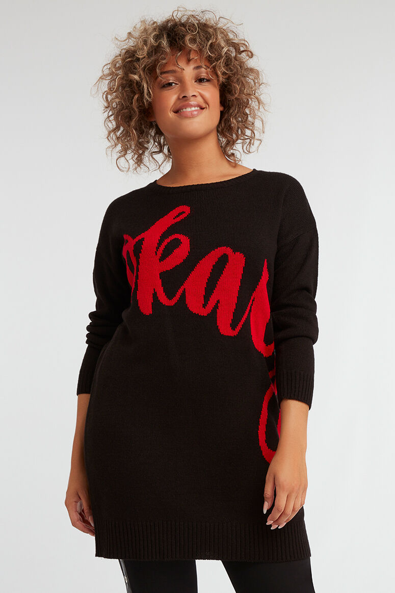 T&uacute;nica de punto con mensaje  image number 3