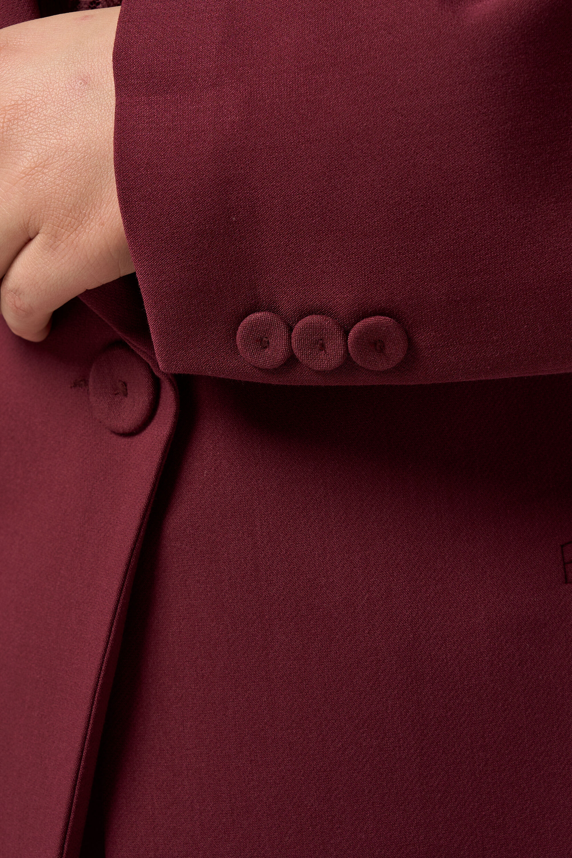 Blazer con cierre con botones image number 4