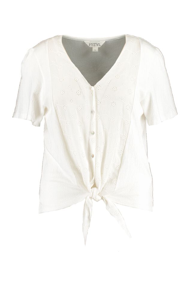 Blusa con nudo image number 1