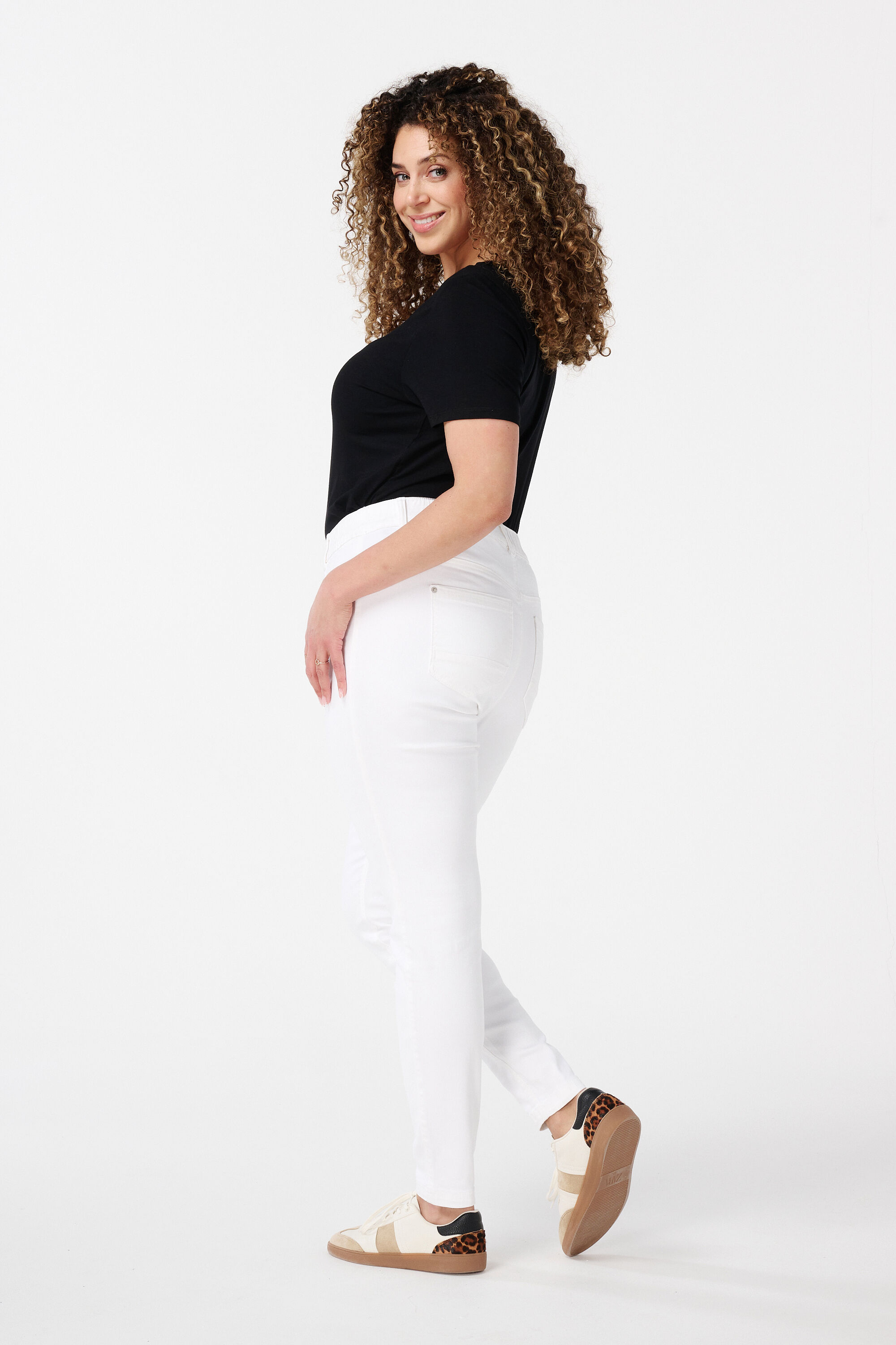 Treggings con aspecto denim image number 3