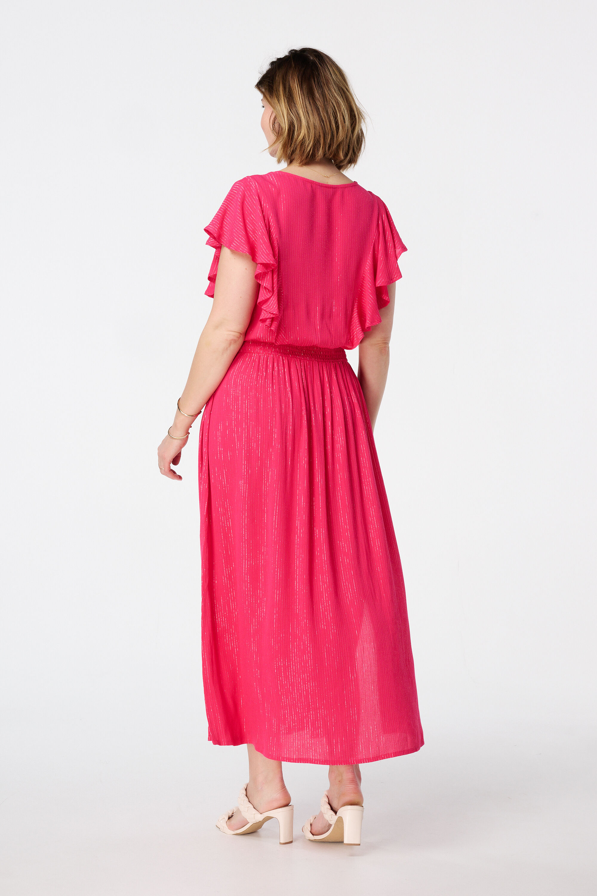 Vestido de corte holgado con cintura el&aacute;stica  image number 3