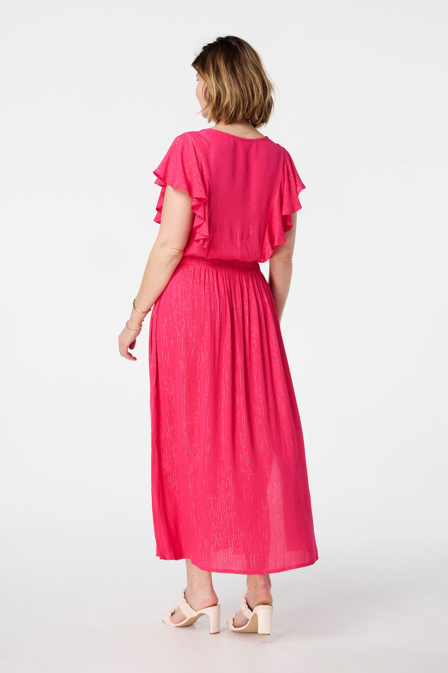 Vestido de corte holgado con cintura elástica  image number 3