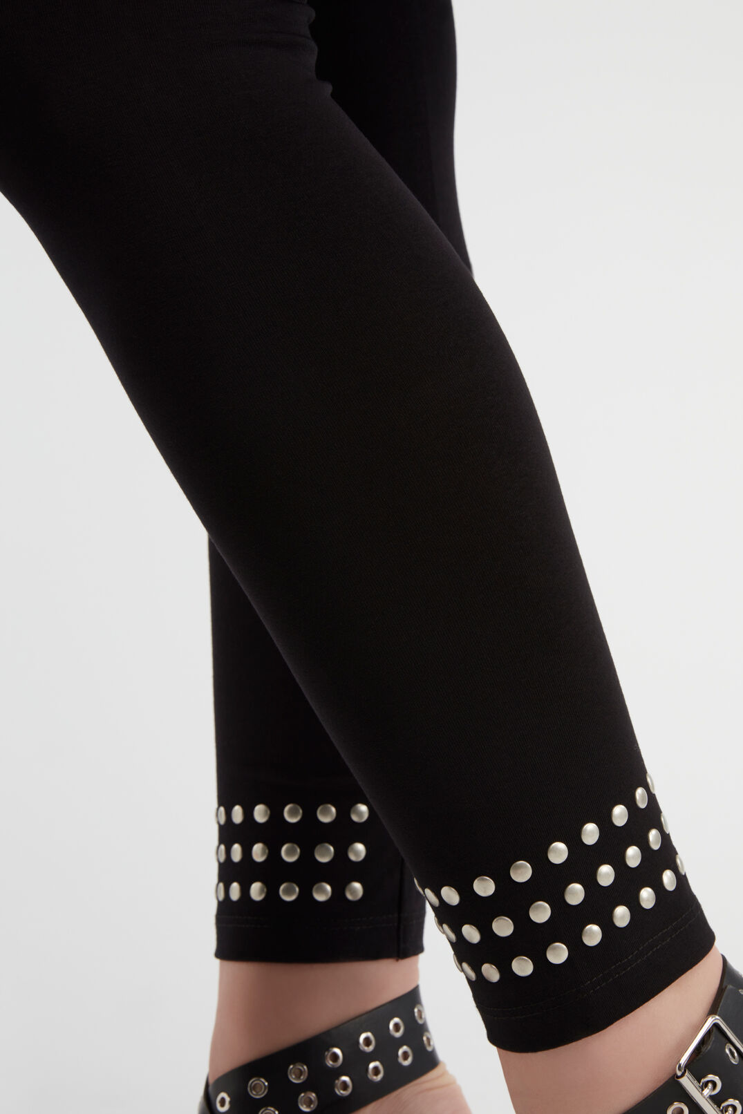 Mujeres Legging con tachuelas MS Mode