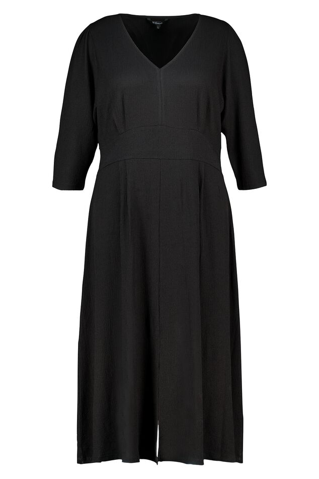 Vestido midi con textura image number 1