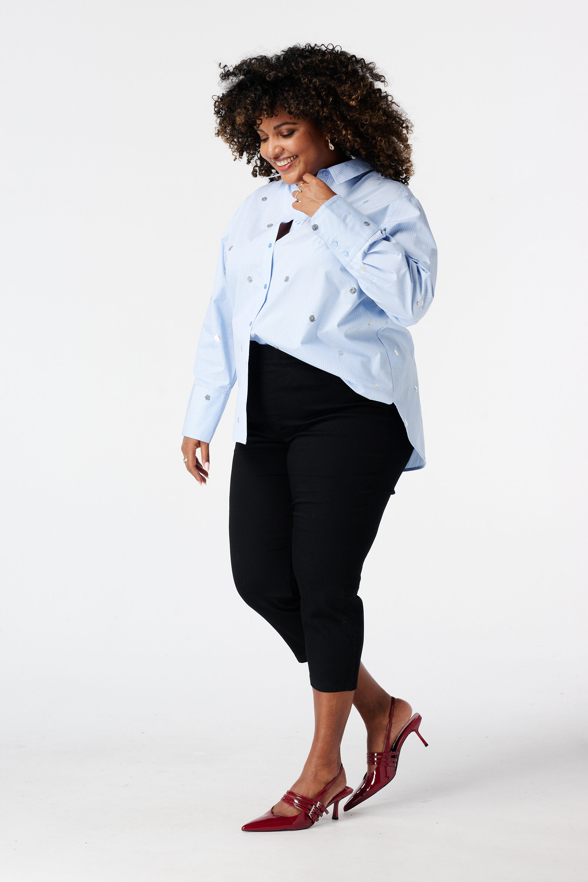 Treggings con aspecto denim