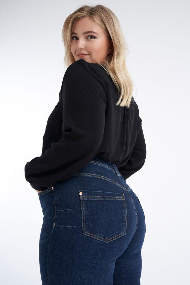 Vaqueros SCULPTS de corte pitillo  image number 3