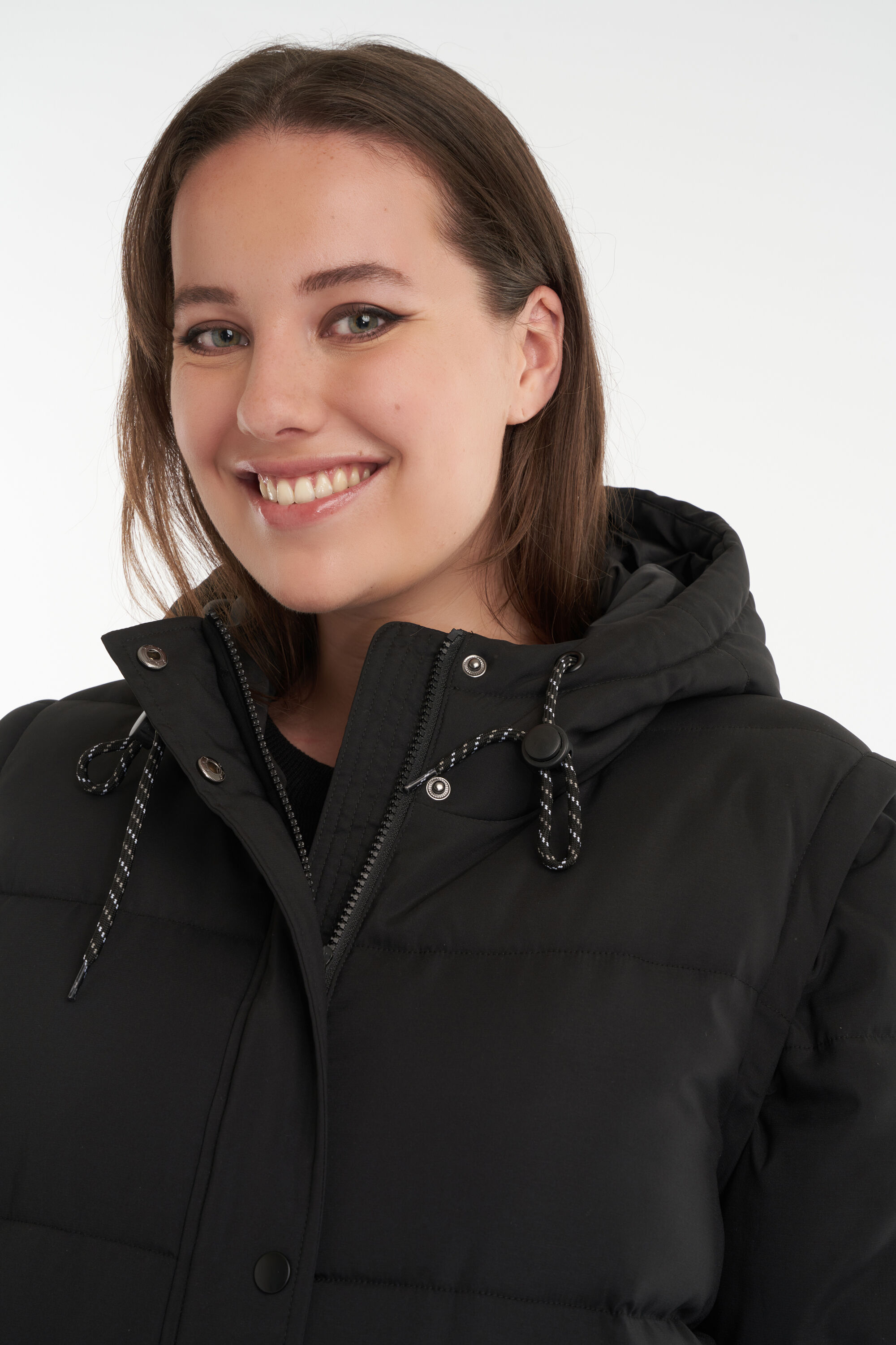 Chaqueta acolchada con mangas desmontables image number 5