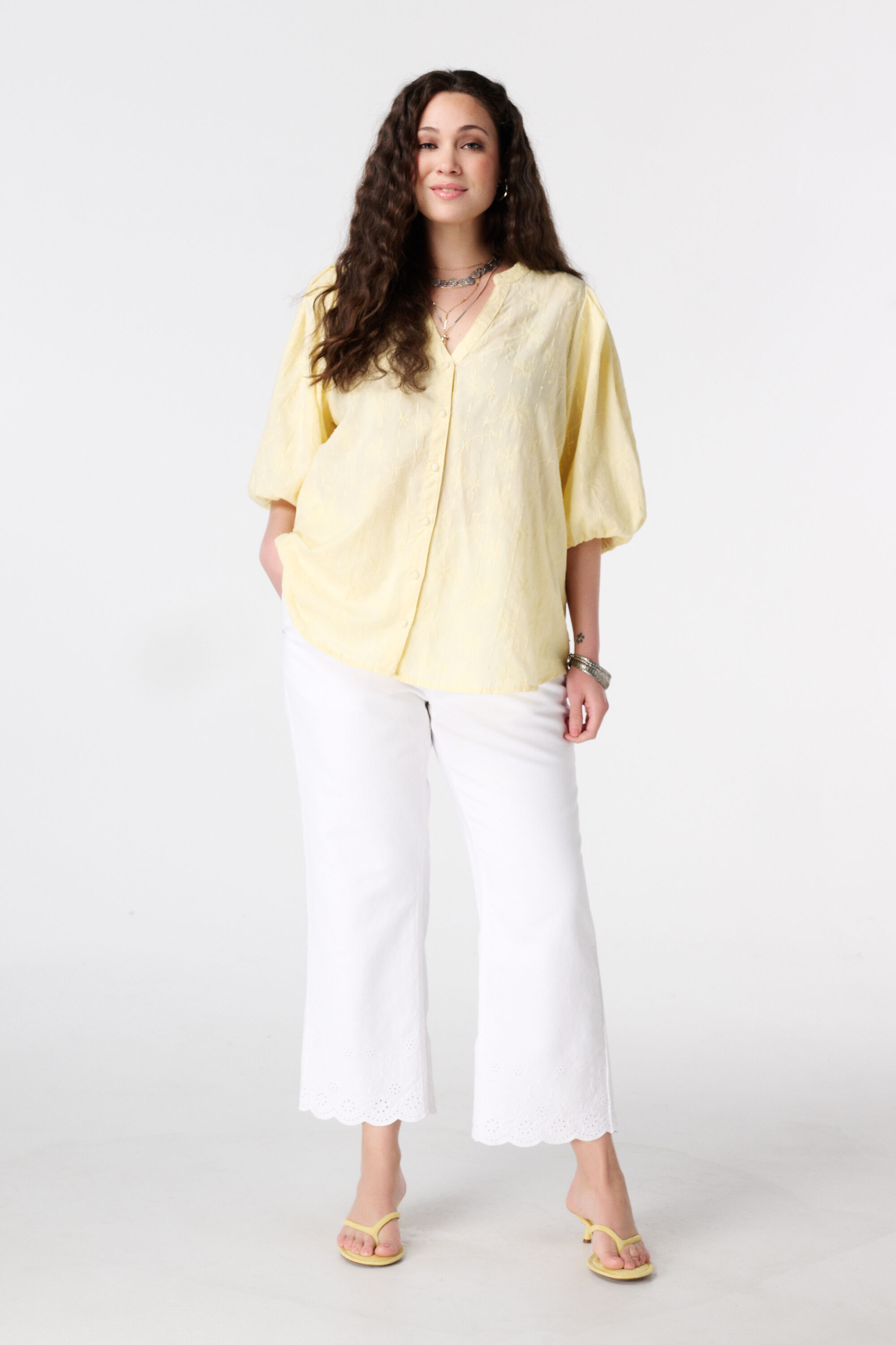 Blusa de manga corta image number 5